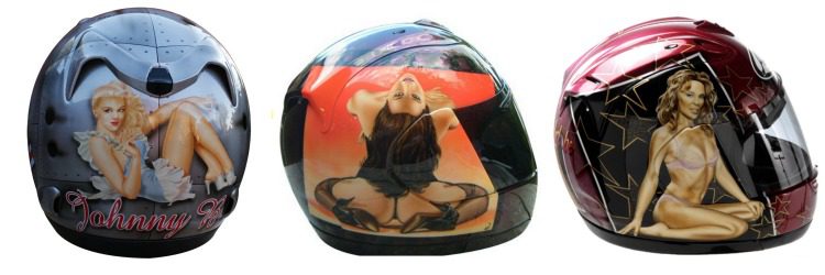 Piersdowell Airbrushed Helmet Collection