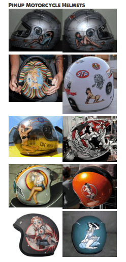 Pinup Girl Motorcycle Helmets