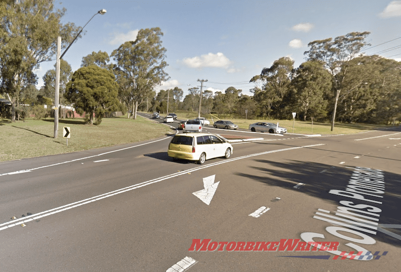 Roadside poles on Collins Promenade pole