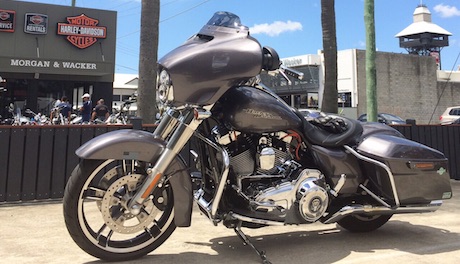 Sammy Harlee's Harley-Davidson Street Glide police motorcycle