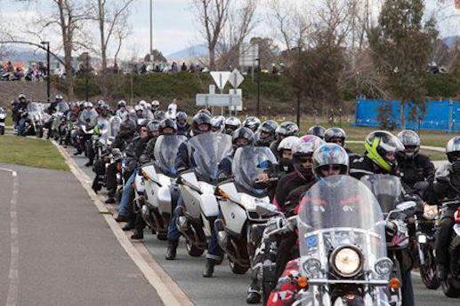 Canberra Wall to Wall Ride for police act