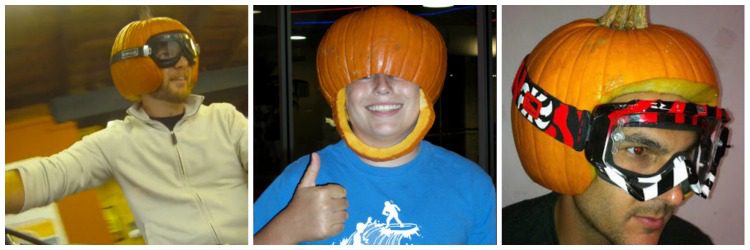 Pumpkin Helmets