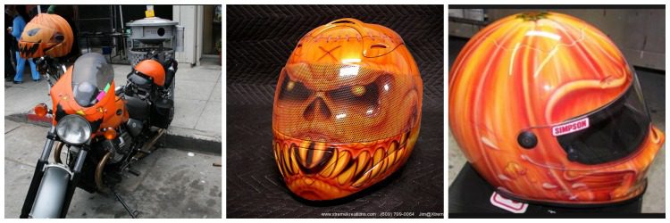 Pumpkin Motorcycle Helmets