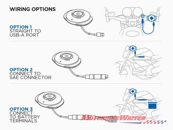 Quad Lock wireless charging head