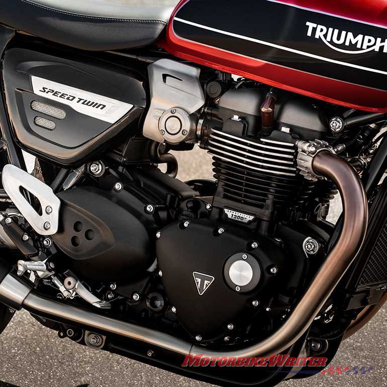 Triumph Speed Twin a poor-man's Thruxton coolant