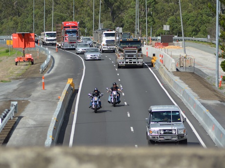 Roadworks overtake traffic