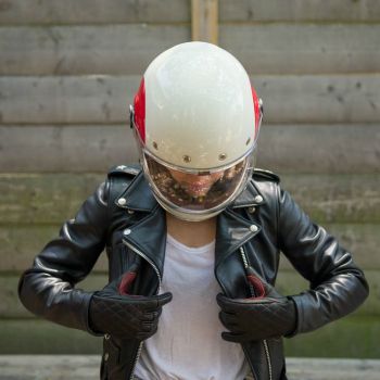 Roland Sands Riot Gloves and Bell Bullitt Helmet