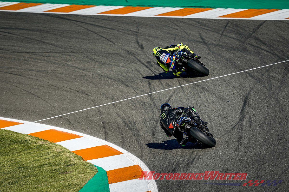 Valentino Rossi Lewis Hamilton MotoGP F1 duel