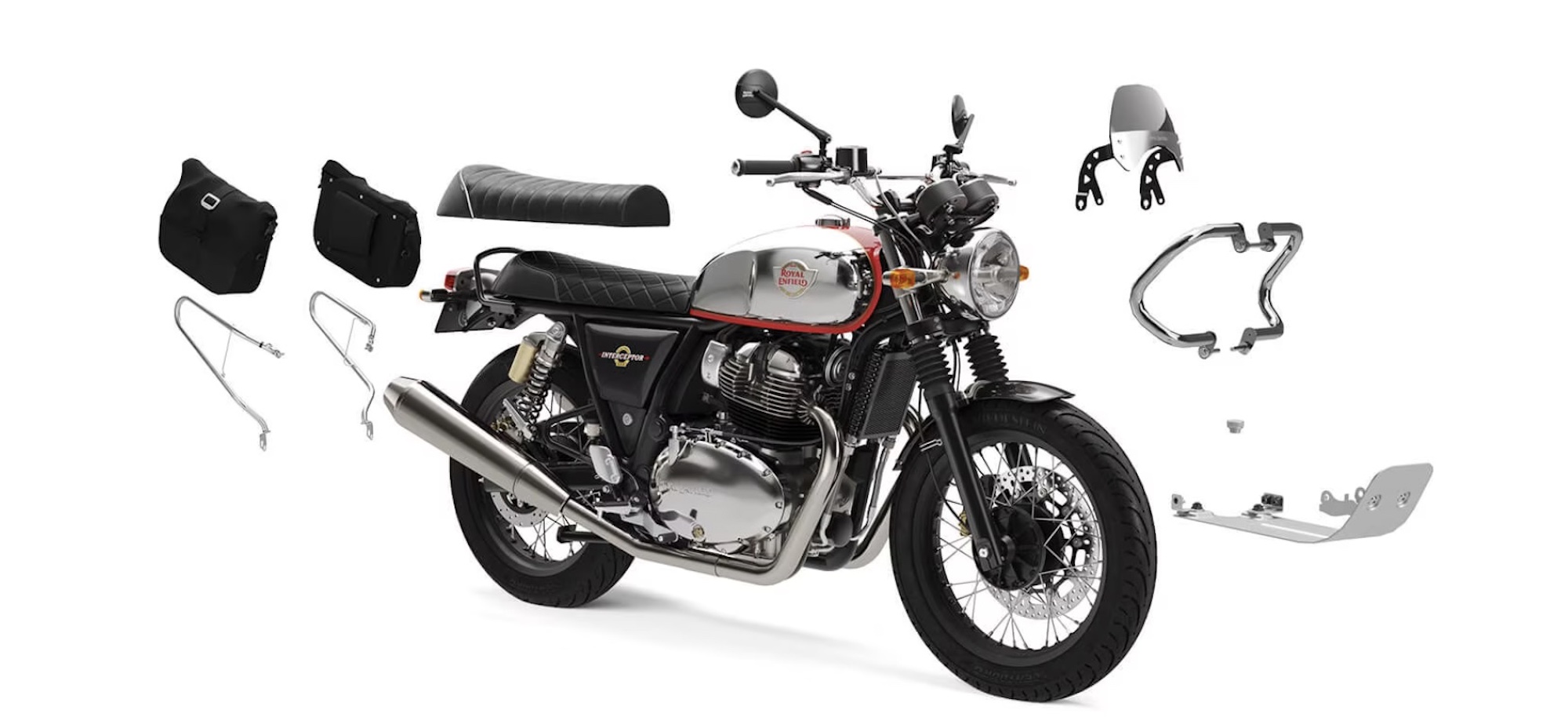 Royal Enfield's Lightning Edition Interceptor 650. Media sourced from Royal Enfield.