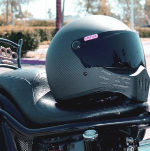 SIMPSON MOTORCYCLE HELMETS M30 MATTE CARBON FIBER