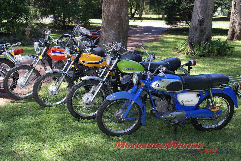 Neil Batterham Suzuki 2-strokers seeking new home