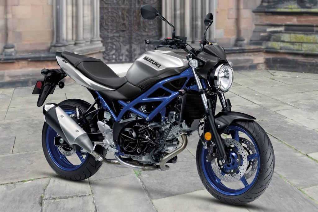 Suzuki's SV650. Media sourced from Top Speed.