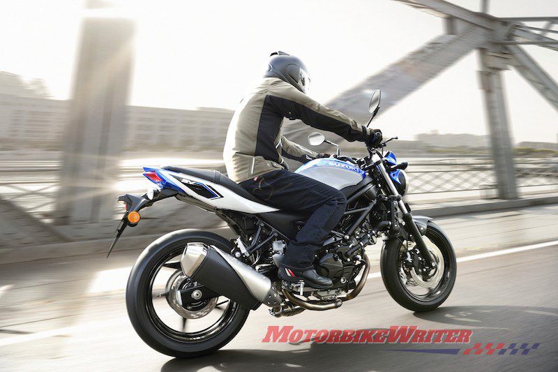 2018 Suzuki SV650 in full-powered and LAMS versions