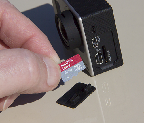SD Card in a GoPro - jail camera minor incriminate