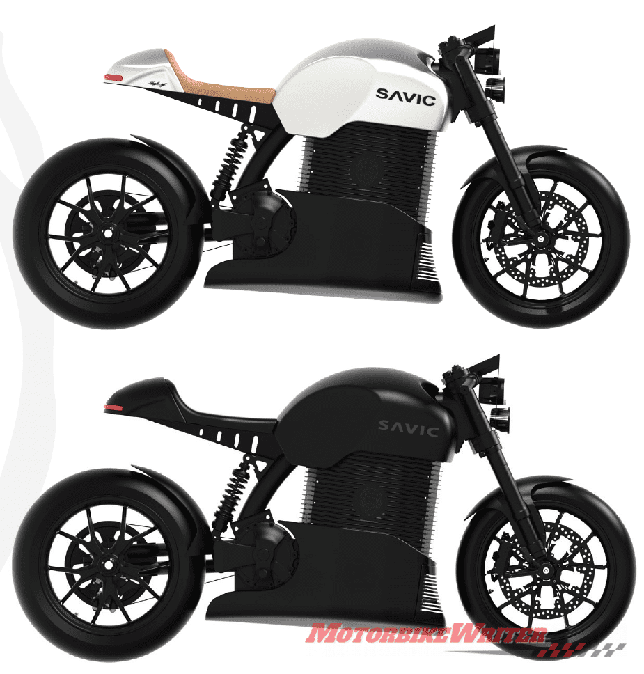 2019 Savic electric motorcycle prototype orders