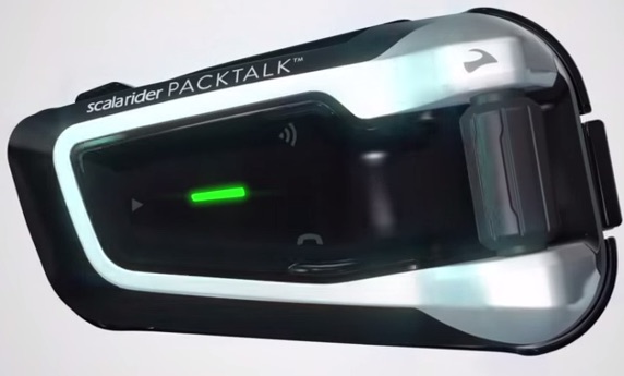 Cardo's Scala Rider Packtalk Bluetooth unit