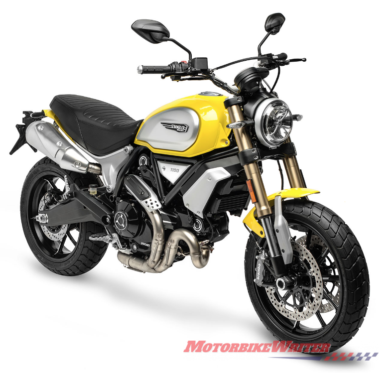 2018 Ducati Scrambler 1100 colours