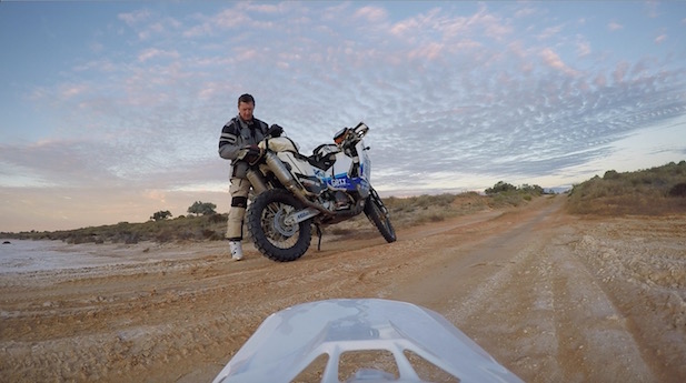 Scott Britnell in the Simpson Desert