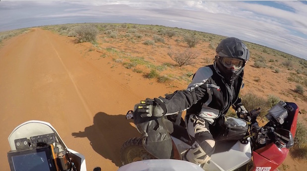 Trevor and Scott before their desert crossing