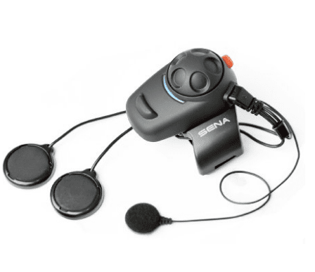 Sena SMH5 02 Low Profile Motorcycle and Scooter Bluetooth Headset Intercom for Full Face Helmets