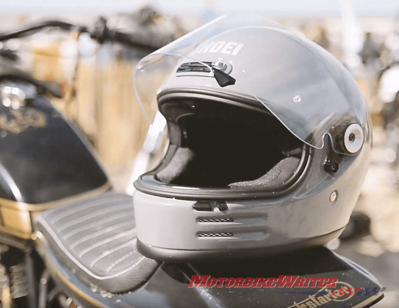 Shoei Glamster retro helmet