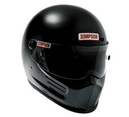 Simpson Super Bandit flat black helmet