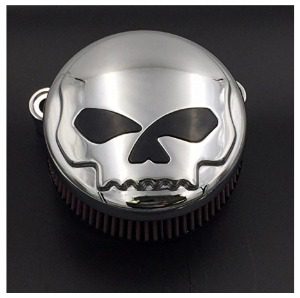 Skull Motorcycle Air Cleaner cover 1