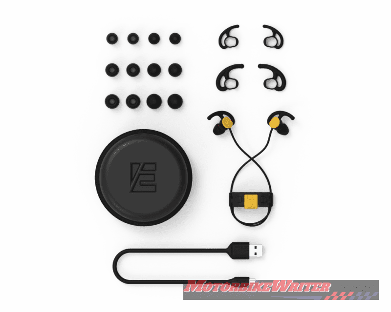 SlimBuds motorcycle earphones in production