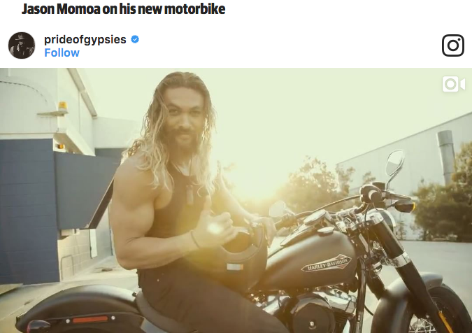 2018 harley-Davidson Softail Jason Momoa