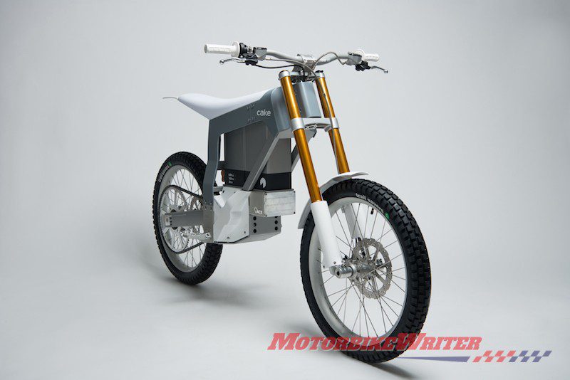 Solar power Cake Kalk electric motorcycles