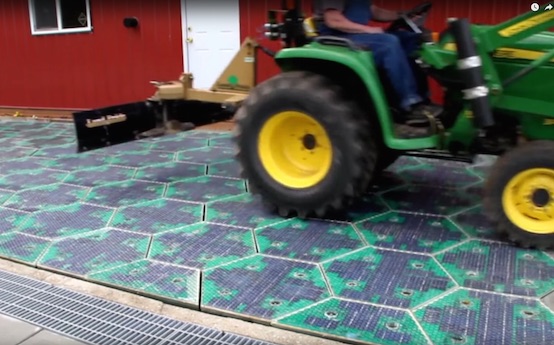 Solar Roadways to power electric vehicles