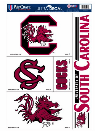 South Carolina Fighting Gamecocks Decals