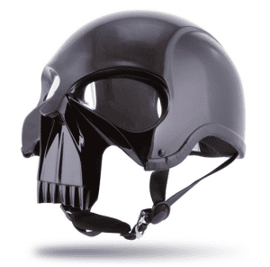 Stryker Darth Knight Motorcyle Helmet gloss black