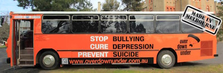 Overdownunder bus suicide prevention