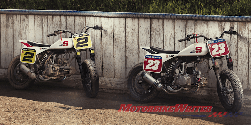 Sunday Motors flat track bikes from YCF