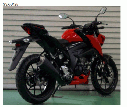 Suzuki GSX-S125 frame