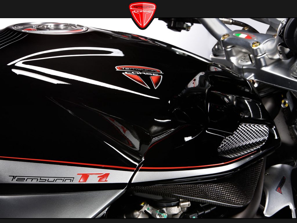 a close-up of the MV Agusta Corse Brutale, courtesy of Mossimo Tamburini