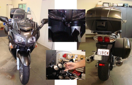 Queensland Transport and Main Roads instrumented motorcycle