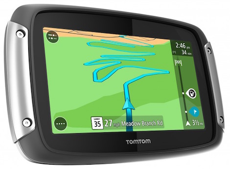 TomTom Rider - lane filtering traffic delays - traffic jams