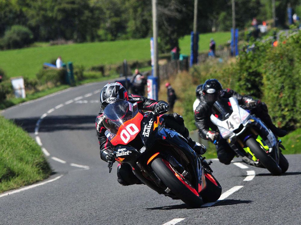 Patricia Fernandez competing at the Ulster Grand Prix