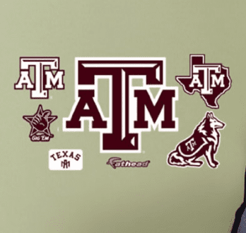 Texas A M Aggies Team Decals