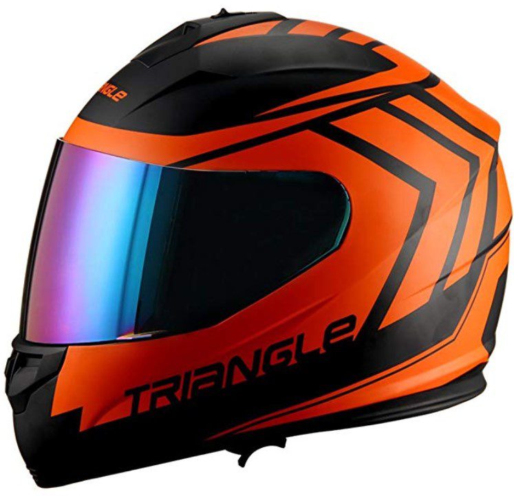Triangle motorcycle full face dual Visor helmets
