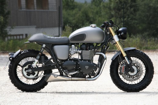 Triumph Bonneville Scrambler - Maserati