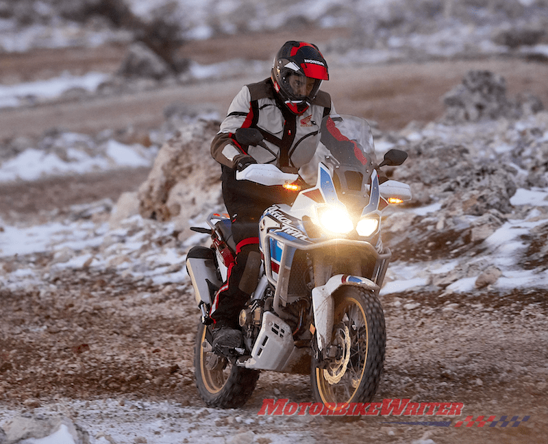 2018 Honda Africa Twin Adventure Sports shows