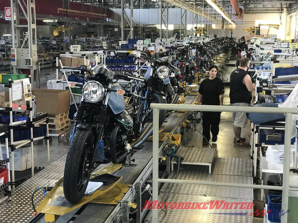 moto guzzi factory museum V85