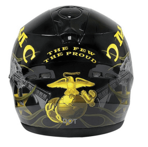 USMC military design motorcycle helmet