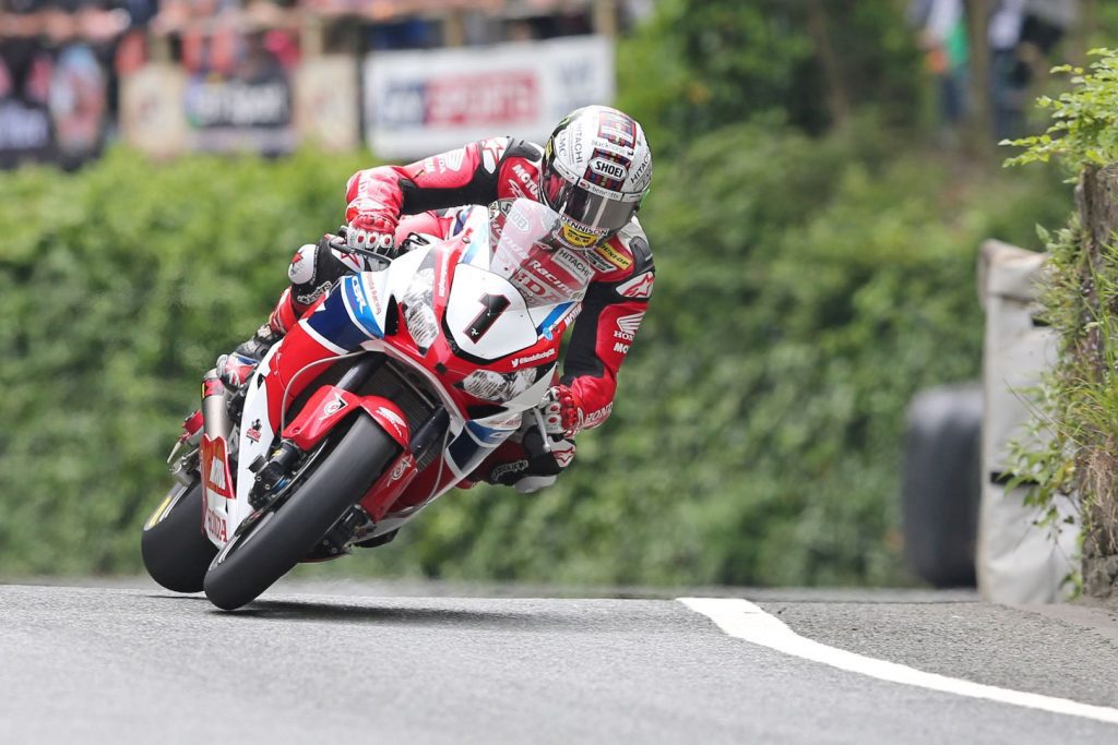 A view of John McGuiness, TT racer for Honda these many years past