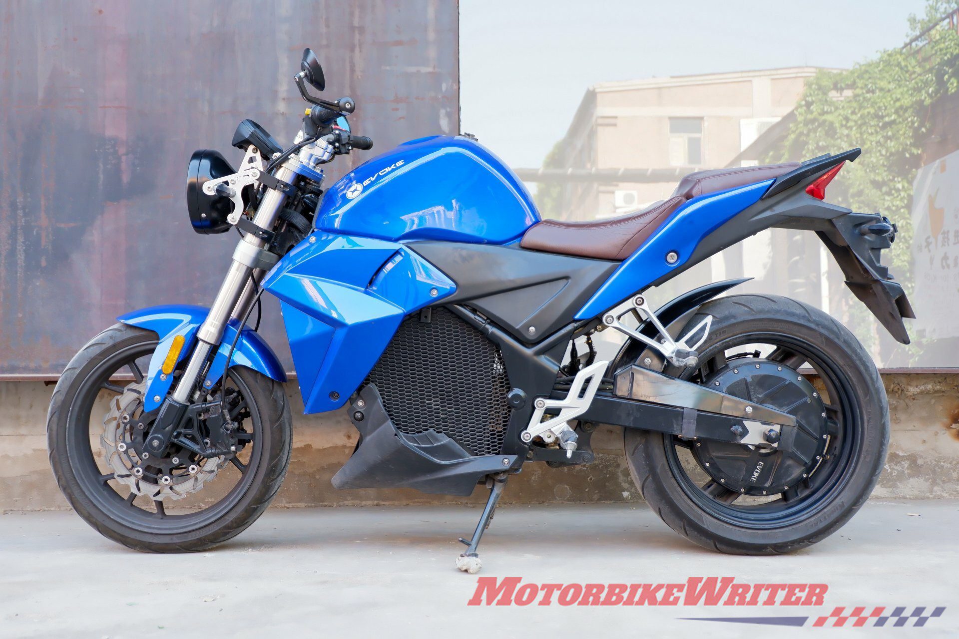 Evoke electric motorcycle