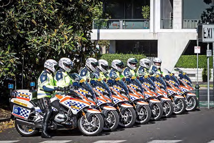 Vicpol police motorcycle cops (Photo courtesy of BMW MCC Victoria member, Chris Renwick) patrols