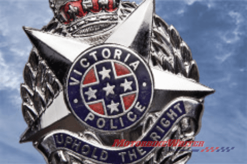 victoria nsw cops police Horror bike crashes in two states
